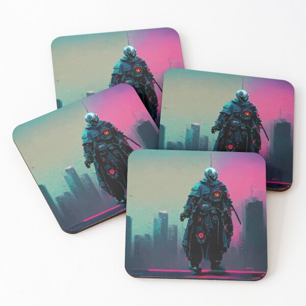 Item preview, Cyberpunk Knight Stylized Character designed and sold by CyberStreetArt.