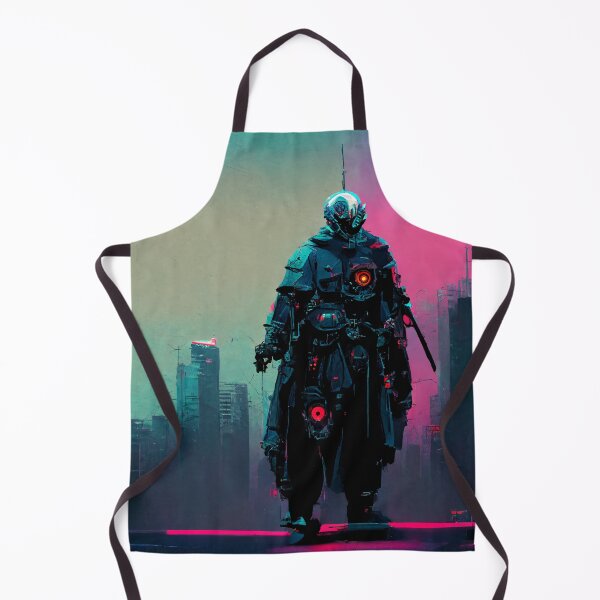 Item preview, Carácter estilizado de Cyberpunk Knight designed and sold by CyberStreetArt.