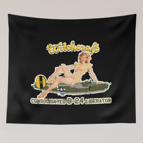 Item preview, Consolidated B-24 Liberator - Noise Art Phrases - Witchcraft - Grunge Style designed and sold by pzd501.