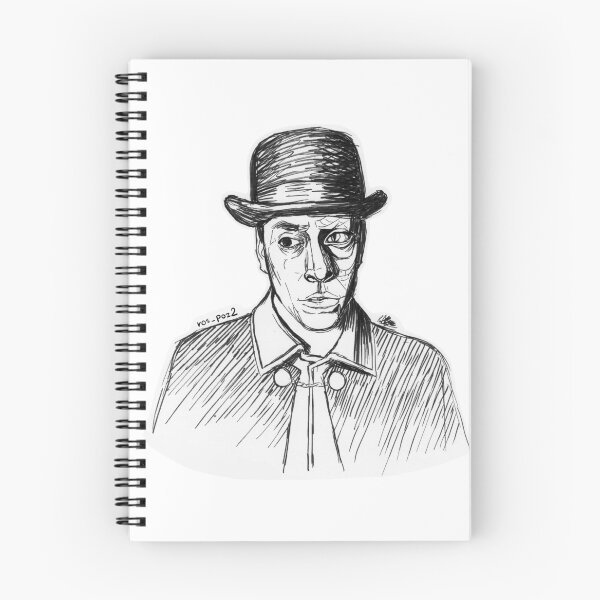 Item preview, Janus Sanders Brush Pen Illustration - Sanders Sides designed and sold by Rosalynd Byass.