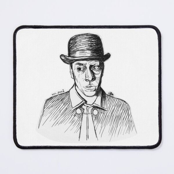 Item preview, Janus Sanders Brush Pen Illustration - Sanders Sides designed and sold by Rosalynd Byass.