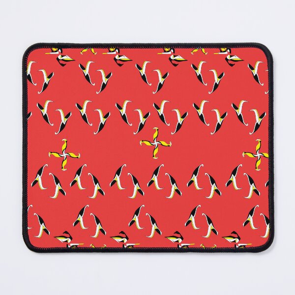 Item preview, stylized shapes (red background) designed and sold by ZebritoArt.