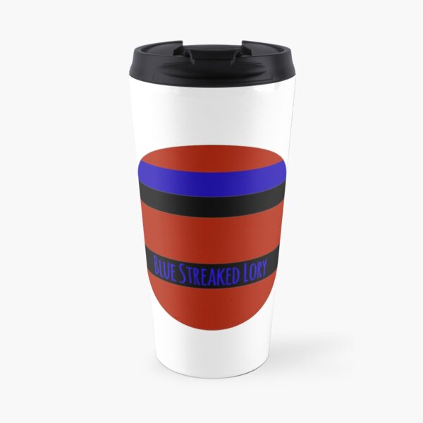 Blue Streaked Lory Pallet Travel Mug