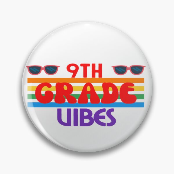 Item preview, Ninth Grade Vibes Only, Back To School, Rainbow designed and sold by ImaginedCo.