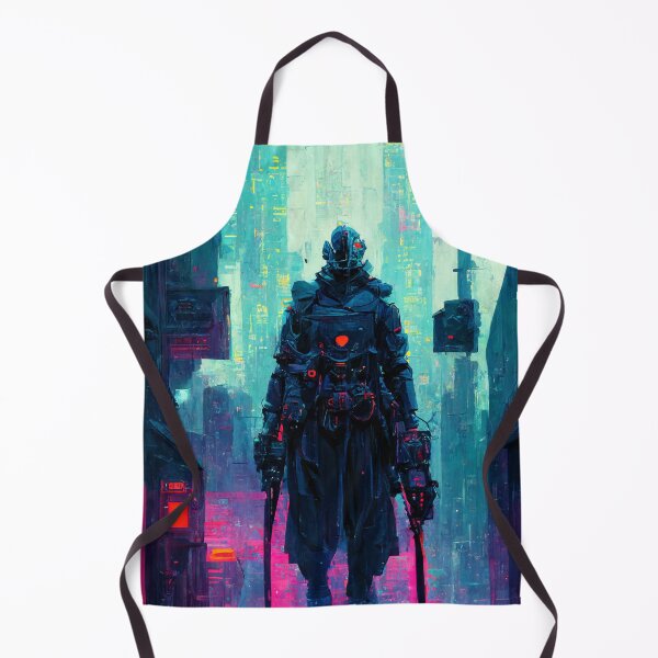 Item preview, Cyberpunk Warrior In The Streets designed and sold by CyberStreetArt.