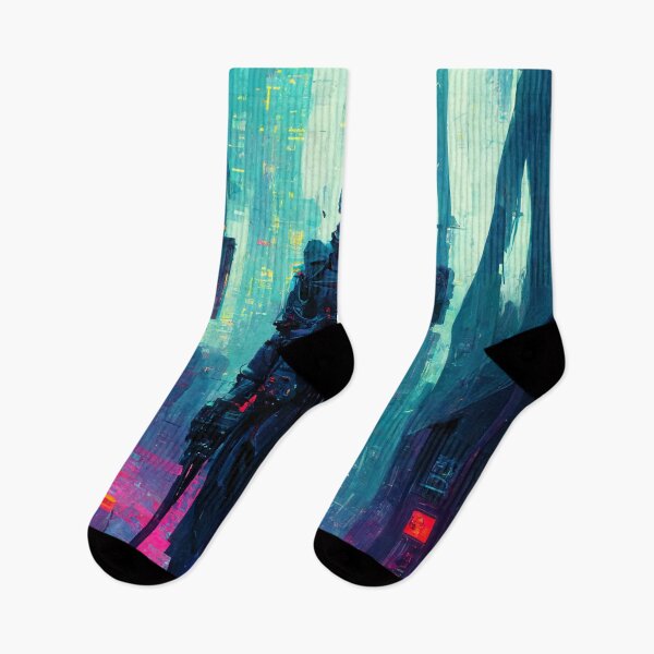 Item preview, Cyberpunk Warrior In The Streets designed and sold by CyberStreetArt.