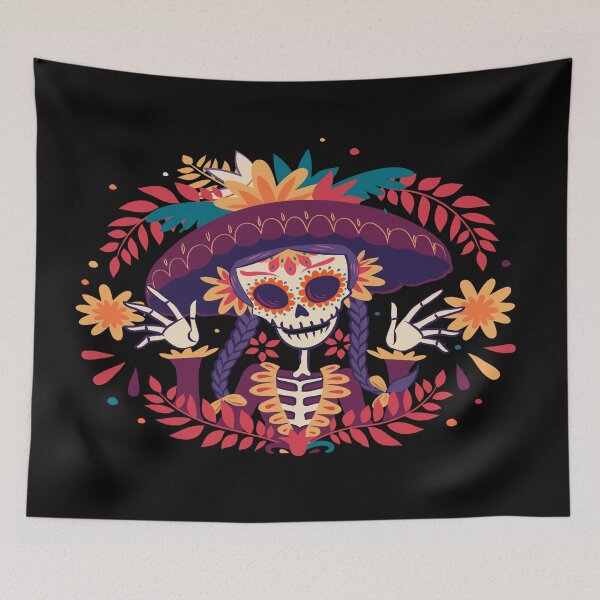 Item preview, Dia De Los Muertos Pattern designed and sold by joabaj.