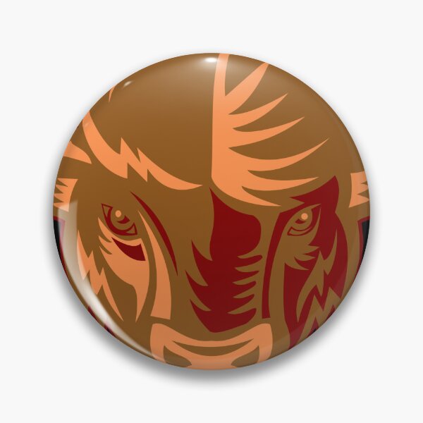 Item preview, My spirit animal is buffalo Sticker designed and sold by Strale25kv.