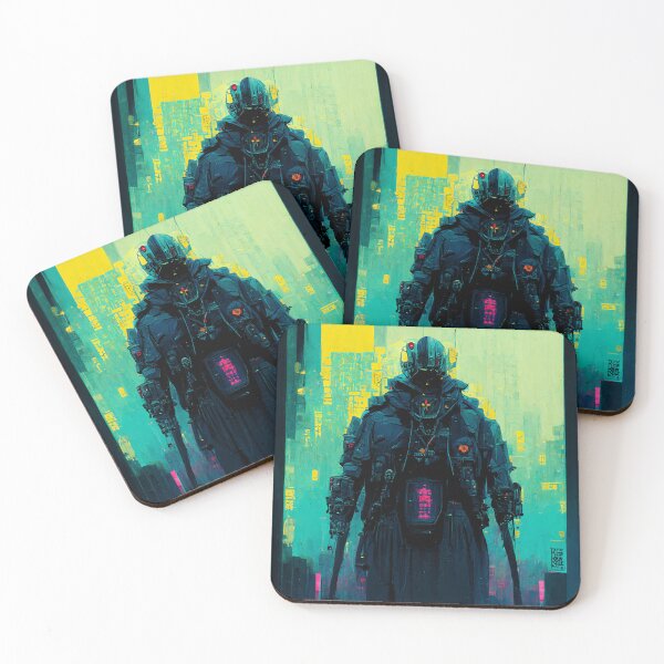 Item preview, Cyberpunk Warrior Concept Art designed and sold by CyberStreetArt.