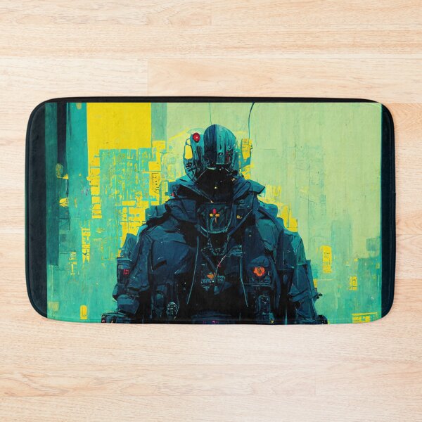 Item preview, Cyberpunk Warrior Concept Art designed and sold by CyberStreetArt.