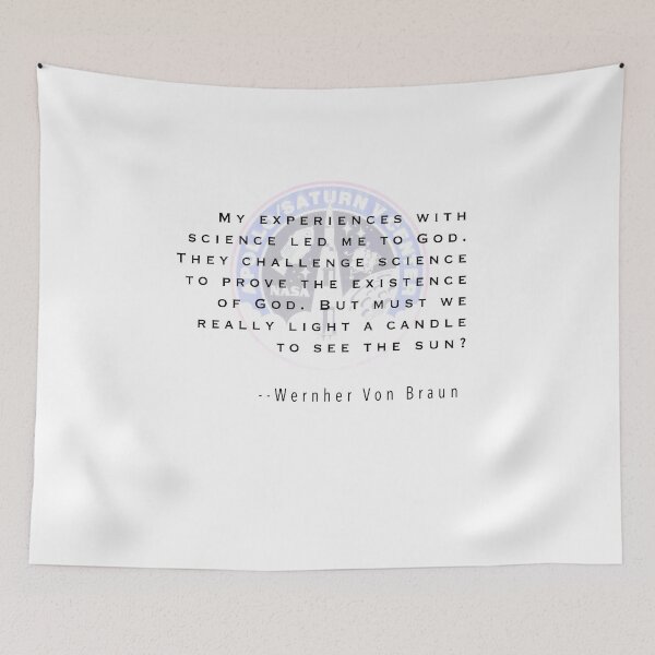 Item preview, Wernher Von Braun Quote designed and sold by Peter Gnas.