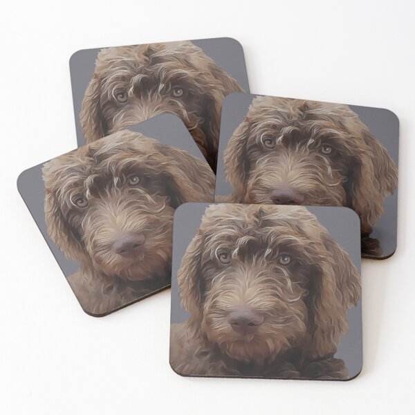 Item preview, Brown Doodle Dog  designed and sold by Happy Dog Doodles.