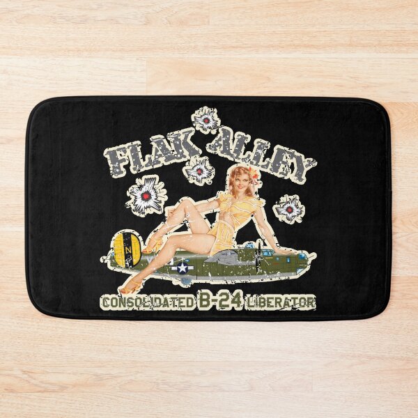 Item preview, Consolidated B-24 Liberator - Noise Art Phrases - Flak Alley - Grunge Style designed and sold by pzd501.
