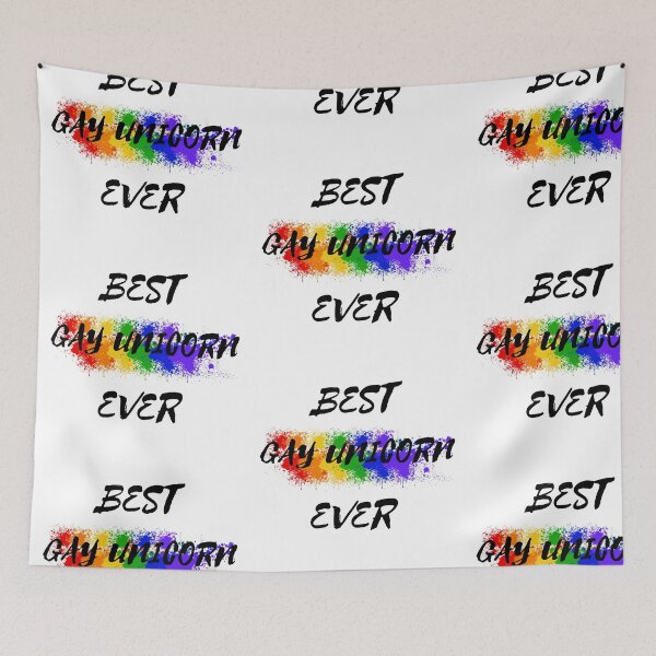 Item preview, Best Gay Unicorn Ever designed and sold by LuckyKermit.