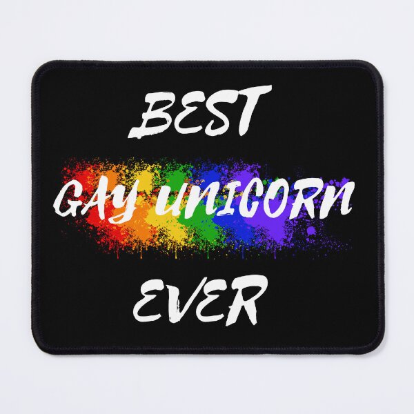 Item preview, Best Gay Unicorn Ever Rainbow Color Splash For Magical Creatures In Black designed and sold by LuckyKermit.
