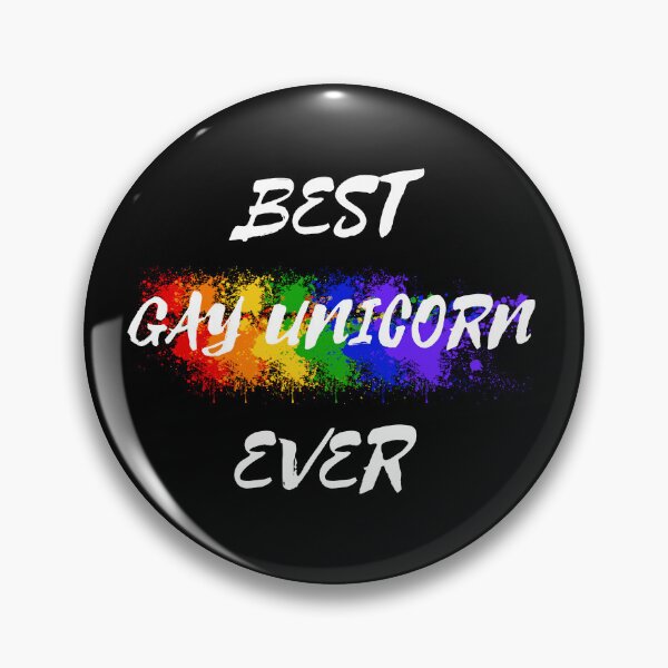 Item preview, Best Gay Unicorn Ever Rainbow Color Splash For Magical Creatures In Black designed and sold by LuckyKermit.