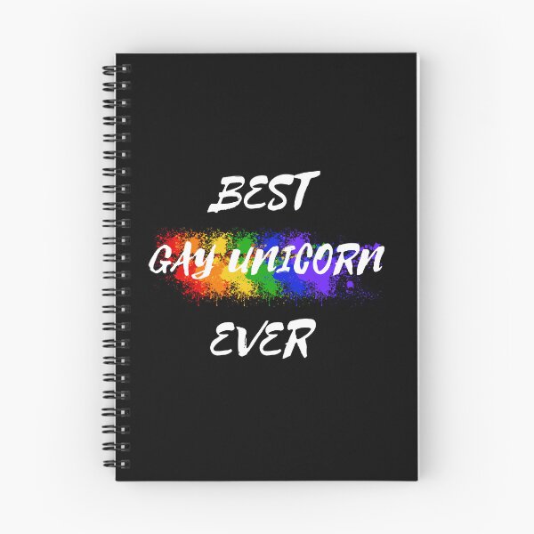 Item preview, Best Gay Unicorn Ever Rainbow Color Splash For Magical Creatures In Black designed and sold by LuckyKermit.