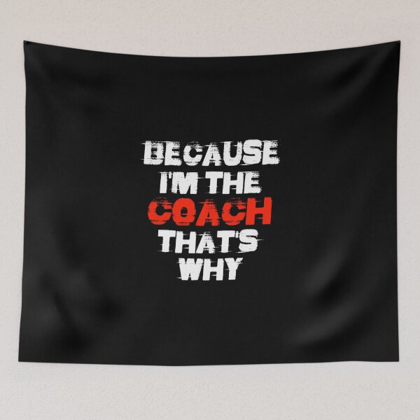 Item preview, Because I'm The Coach That's Why Essential T-Shirt designed and sold by marisannogm.