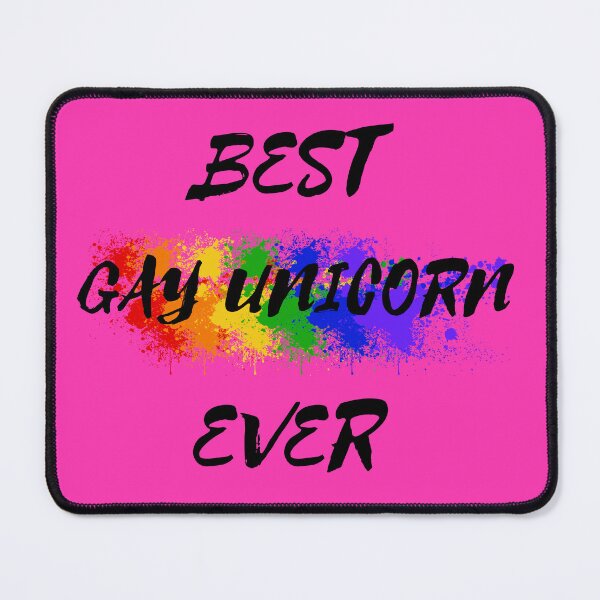 Item preview, Best Gay Unicorn Ever Rainbow Color Splash For Magical Creatures In Pink designed and sold by LuckyKermit.