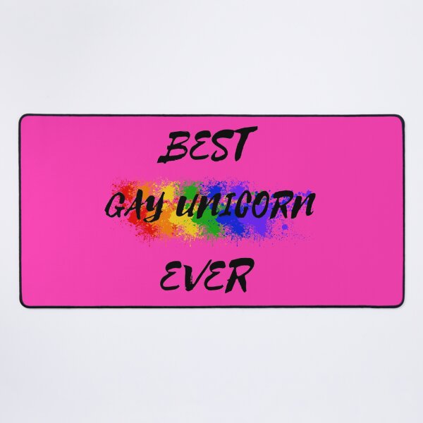 Item preview, Best Gay Unicorn Ever Rainbow Color Splash For Magical Creatures In Pink designed and sold by LuckyKermit.