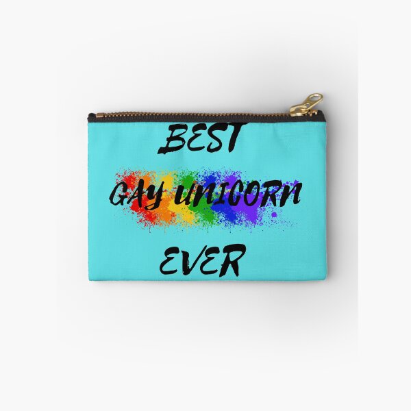 Item preview, Best Gay Unicorn Ever Rainbow Color Splash For Magical Creatures In Cyan designed and sold by LuckyKermit.