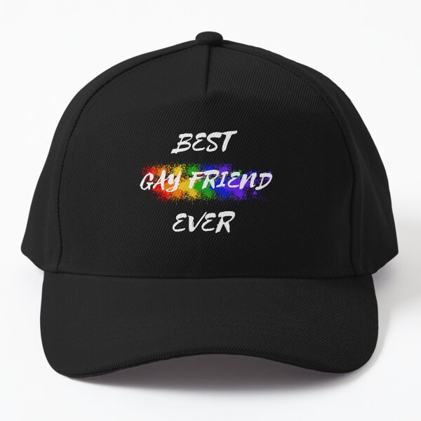Aperçu de l'œuvre Meilleur ami gay de tous les temps Rainbow Color Splash pour votre meilleur ami en noir créée et vendue par LuckyKermit.