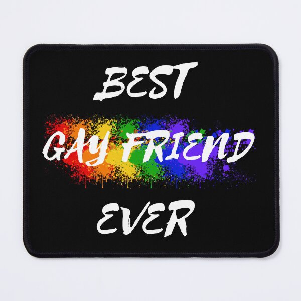 Item preview, Best Gay Friend Ever Rainbow Color Splash For Your Bestie In Black designed and sold by LuckyKermit.