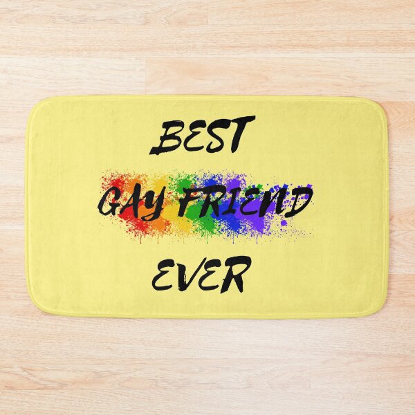 Item preview, Best Gay Friend Ever Rainbow Color Splash For Your Bestie In Yellow designed and sold by LuckyKermit.