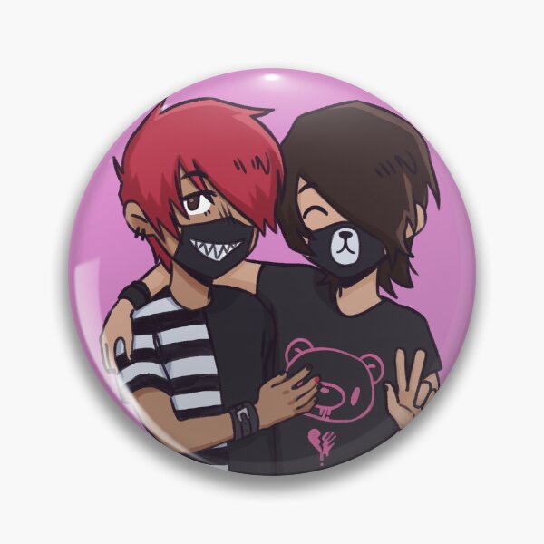 Item preview, emo boys (commission for plushie101) designed and sold by Demolition.