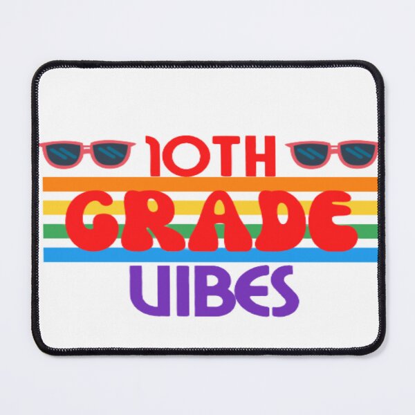 Item preview, Tenth Grade Vibes Only, Back To School, Rainbow designed and sold by ImaginedCo.