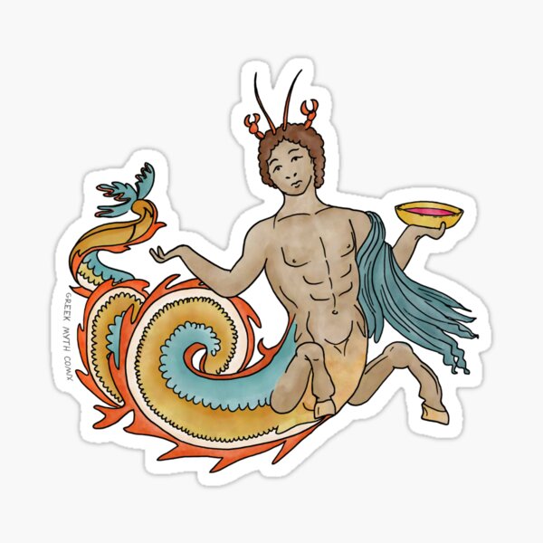 Item preview, Ichthyocentaur by Greek Myth Comix designed and sold by GreekMythComix.