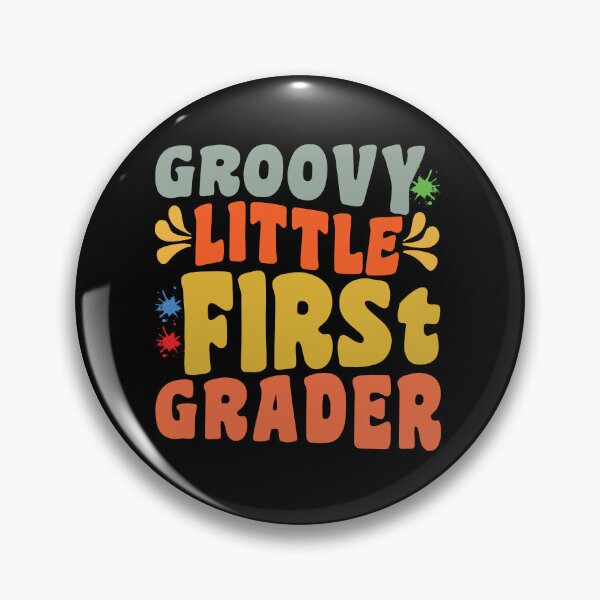 Item preview, Groovy Little First Grader, Funny Back To School ideas designed and sold by Artsy Fun.
