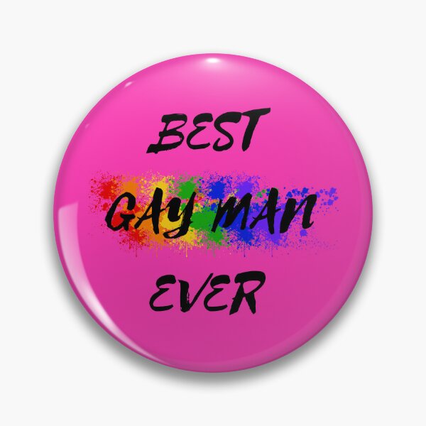 Item preview, Best Gay Man Ever Rainbow Color Splash For Proud Gay Men In Pink designed and sold by LuckyKermit.