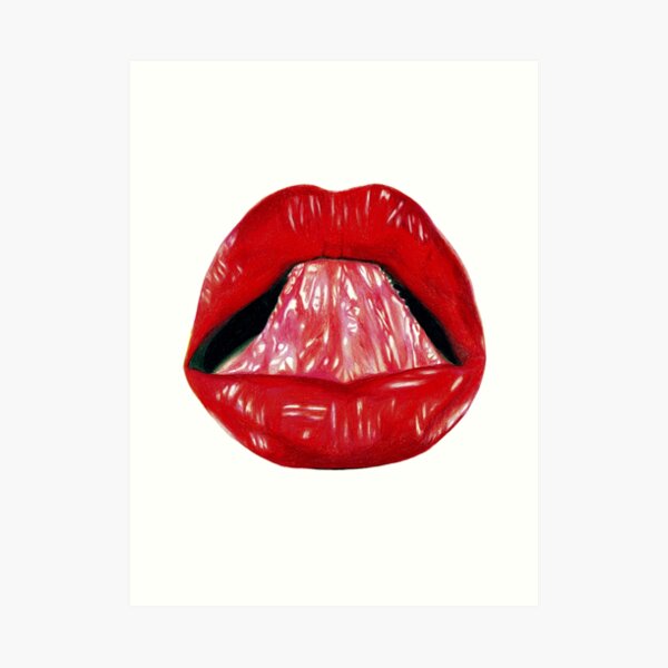 Lips Art Print