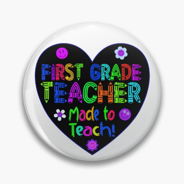Item preview, First Grade Teacher Made to Teach Born Educator designed and sold by captainpeter.