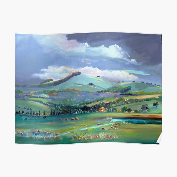 Stormy Weather South Australian Canola Fields via Yacka # 3 Poster