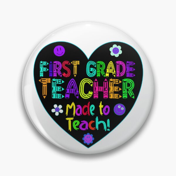 Item preview, First Grade Teacher Made to Teach Born Educator designed and sold by captainpeter.