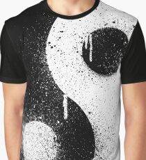 Graffiti Zen Master - Spray paint yin yang Graphic T-Shirt
