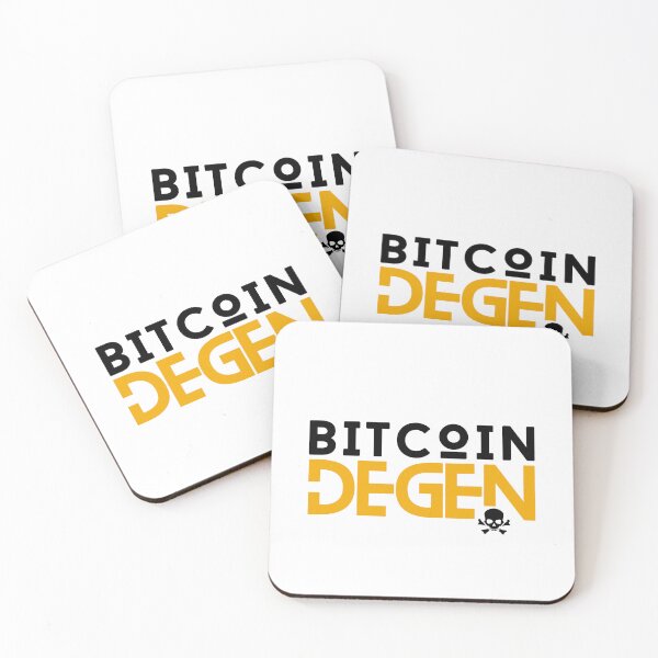 Item preview, BITCOIN DEGEN  designed and sold by CryptoBeings.