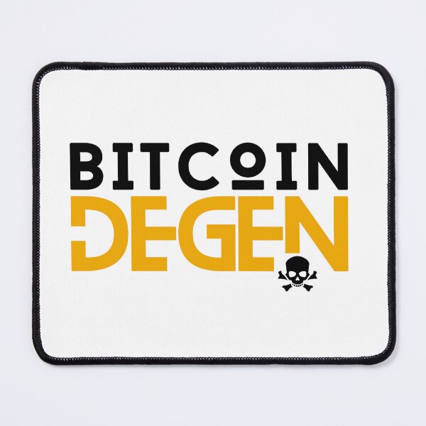 Item preview, BITCOIN DEGEN  designed and sold by CryptoBeings.