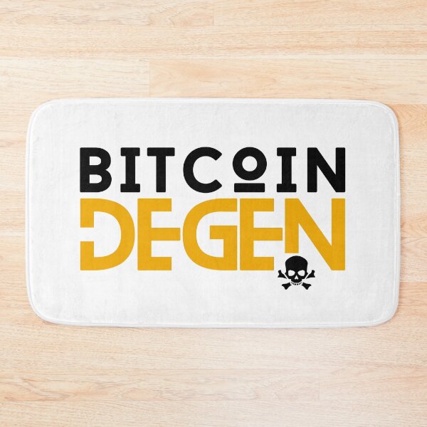 Item preview, BITCOIN DEGEN  designed and sold by CryptoBeings.