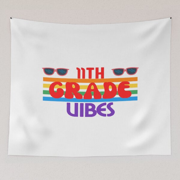Item preview, Eleventh Grade Vibes Only, Back To School, Rainbow designed and sold by ImaginedCo.
