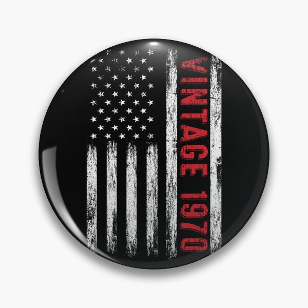 Item preview, 52nd Birthday Gifts Vintage 1970 American Flag designed and sold by MoHaCo.