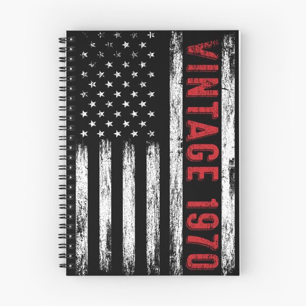 Item preview, 52nd Birthday Gifts Vintage 1970 American Flag designed and sold by MoHaCo.