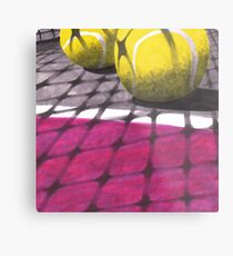 Tennisplätze Metallbild