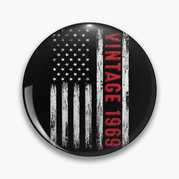 Item preview, 53rd Birthday Gifts Vintage 1969 American Flag designed and sold by MoHaCo.
