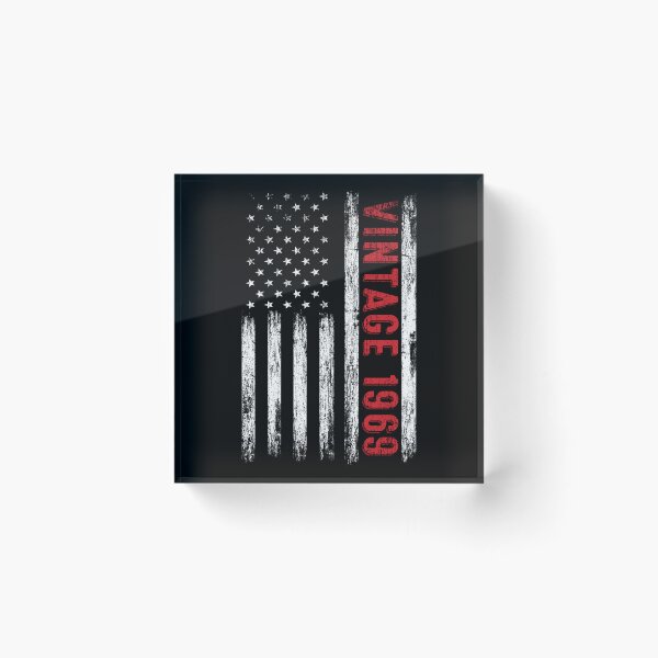 Item preview, 53rd Birthday Gifts Vintage 1969 American Flag designed and sold by MoHaCo.