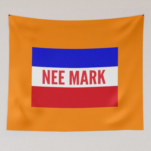Item preview, NEE MARK UPSIDE DOWN DUTCH FLAG designed and sold by GraffitiBomberZ.