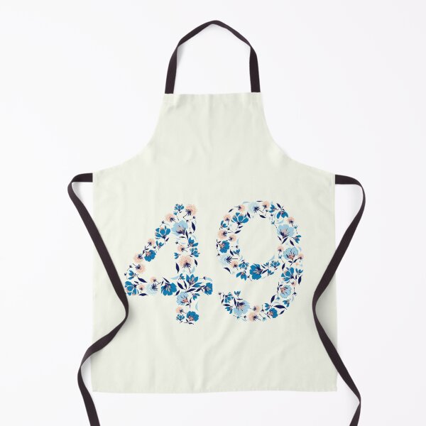 Item preview, Forty Nine - 49 Floral Font designed and sold by trendingatees.