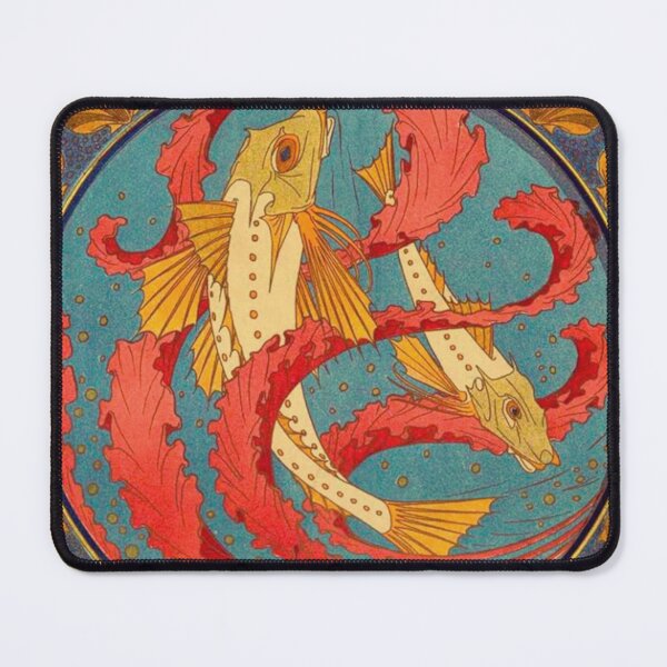 Item preview, Art Nouveau Fish design designed and sold by gisis777.
